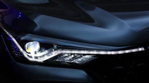 國產(chǎn)車車燈視頻素材,科技之光，照亮未來之路